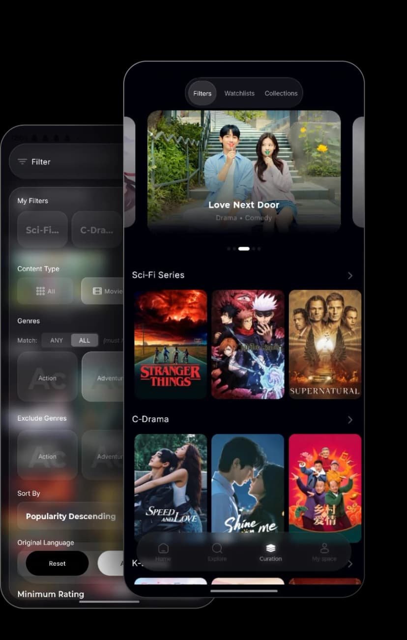 My Filters - Save your own filters
